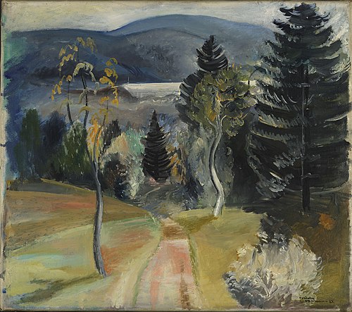 View from Hurdalen, 1923, Otto Emil Johansen