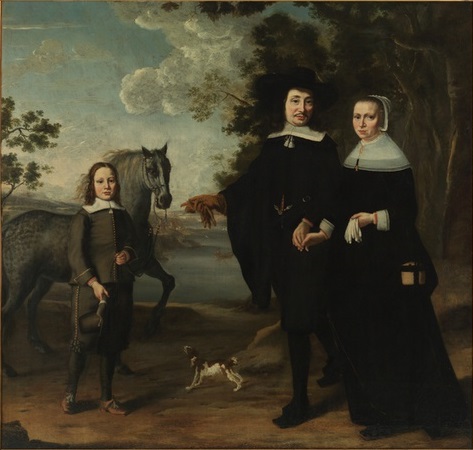 Portret van een familie, 1660, Christiaen van Colenbergh