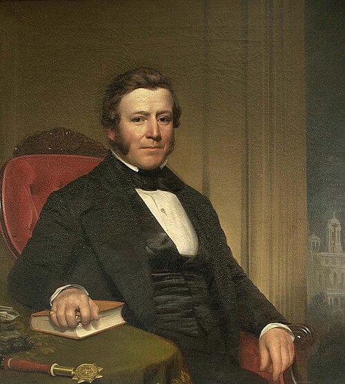 Portrait of Andrew H. Mickle (1805-1863), Mayor of New York 1846-47, 1847, Edward L. Mooney