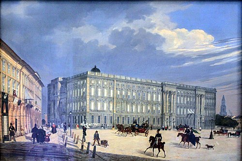 Berlin castle, 1838, Friedrich Wilhelm Klose
