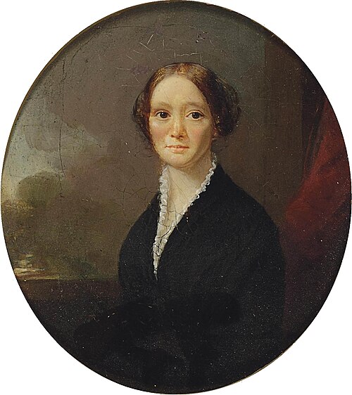 Portrait of Mrs. Clara Bartlett Gregory Catlin, 1840, George Linen