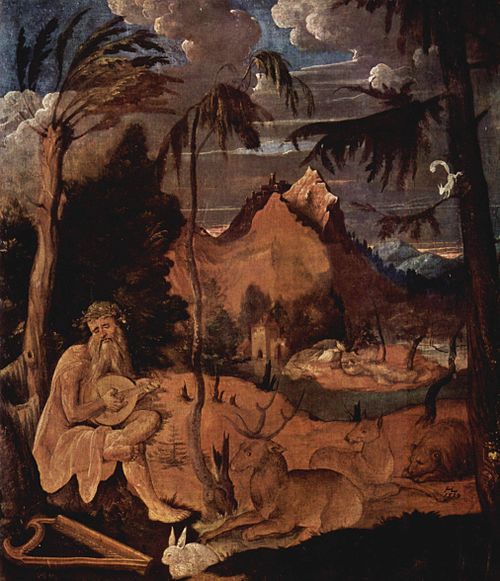 Orphée et les animaux, 1519, Hans Leu le Jeune