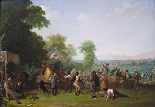 Militia Training, 1841, James Goodwyn Clonney