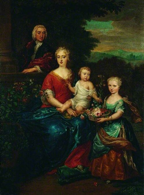 Family Group, 1725, James Maubert