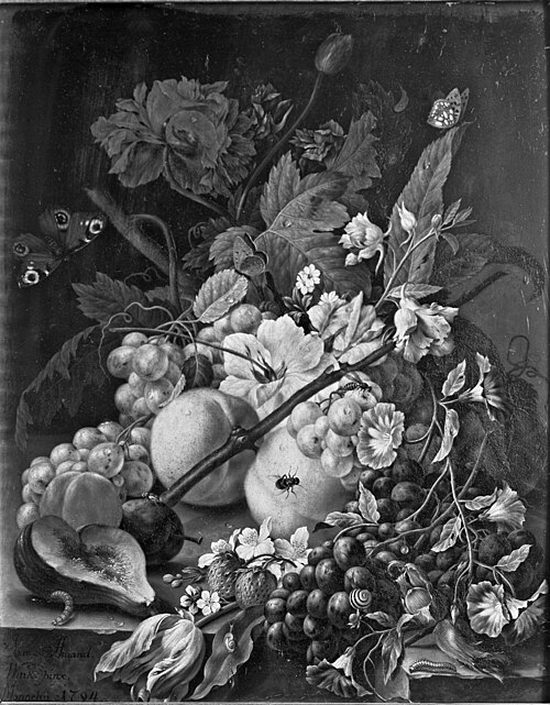 Fruits and flowers, 1794, Johann Amandus Winck