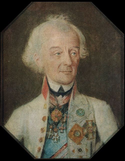 The Portrait of the Russian Military Commander Alexander Suvorov (1730–1800)., 1800, Johann Heinrich Schmidt