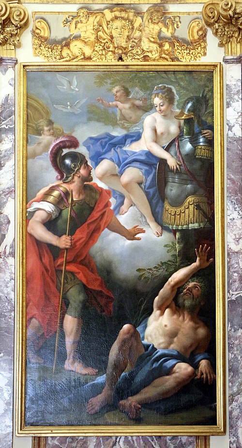 Vénus offrant les armes à Enée, 1712, Paolo De Matteis