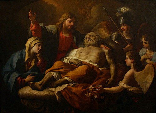 Death of St Joseph, 1720, Paolo De Matteis