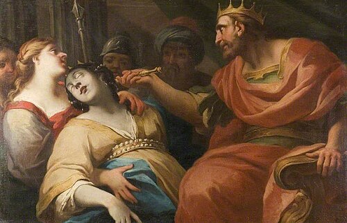 Esther before King Ahasuerus, , Paolo De Matteis
