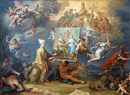 Allégorie de la Paix de 1714 (Traité d'Utrecht), , Paolo De Matteis