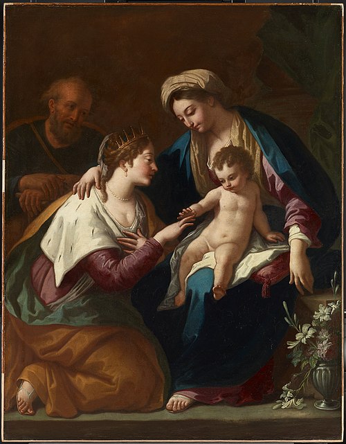 Mystical Marriage of St Catharine, 1712, Paolo De Matteis