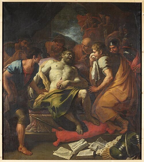 Tod des Cato von Uttica, 1695, Paolo De Matteis