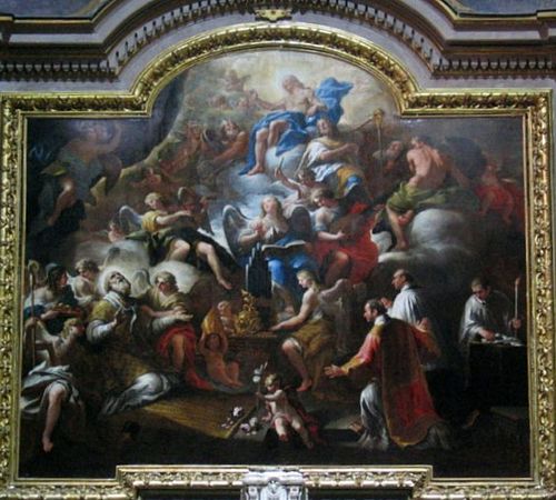 Mort de saint Nicolas, 1707, Paolo De Matteis
