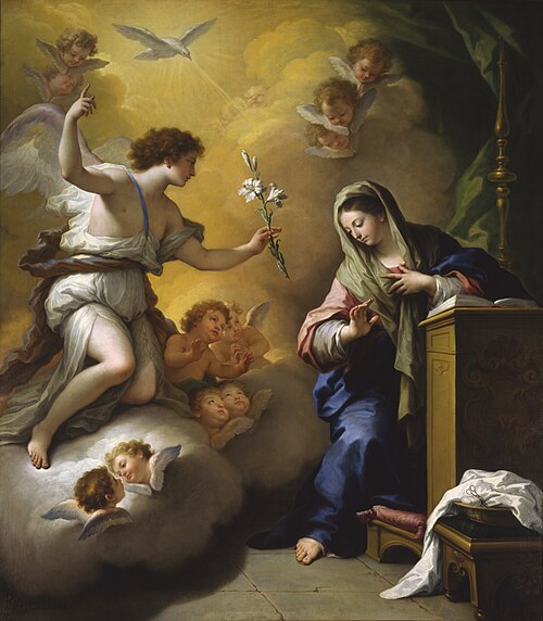 The Annunciation, 1712, Paolo De Matteis