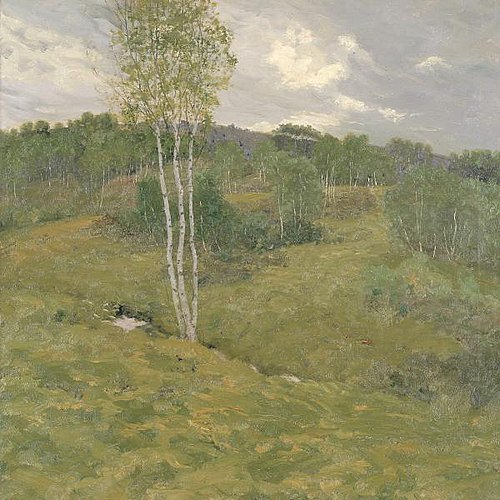 Birch-Clad Hills, 1908, Ben Foster