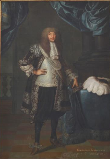 Portrait of Prince Gundakar von Dietrichstein, 1681, Adriaen van Bloemen