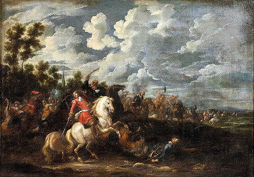 Cavalry engagement, 1669, Alexander Casteels the Elder
