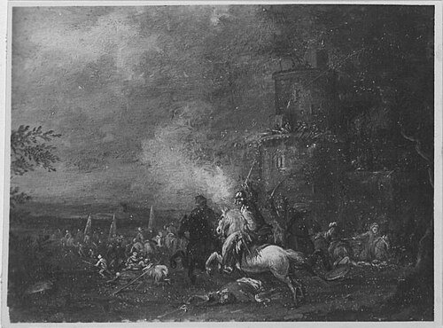 Reitergefecht gegen Türken, 1658, Alexander Casteels the Elder