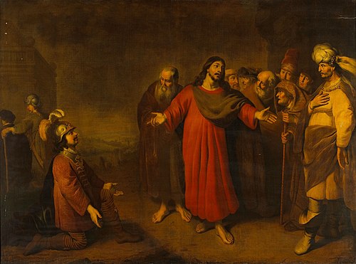 Christ and the Centurion, 1650, Adam Camerarius