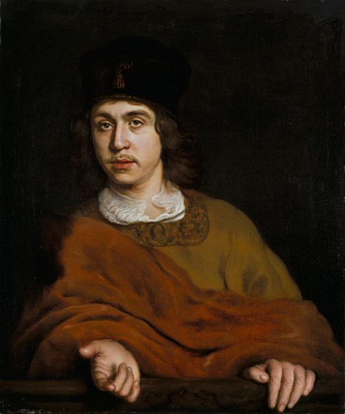 A Young Man in a Fur Cap, 1649, Adam Camerarius