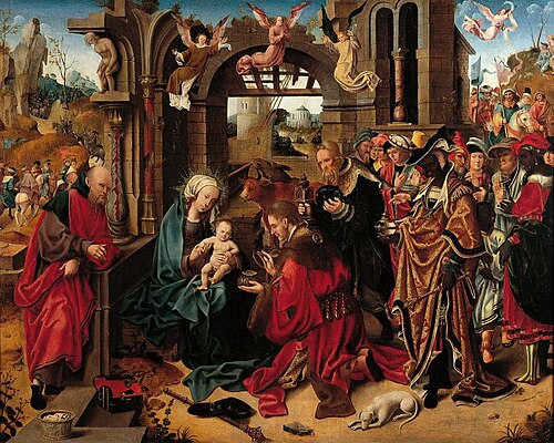 Anbetung der Könige, 1550, maniériste anonyme d'Anvers