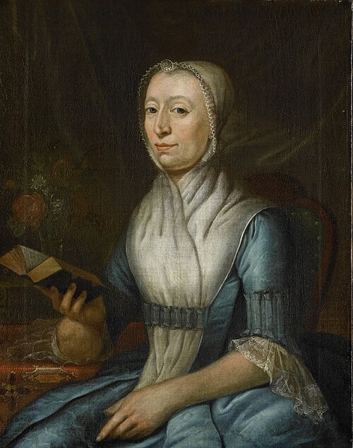 Portrait of Eva Goudriaan-de Veer, 1776, Cornelis van Cuylenburgh