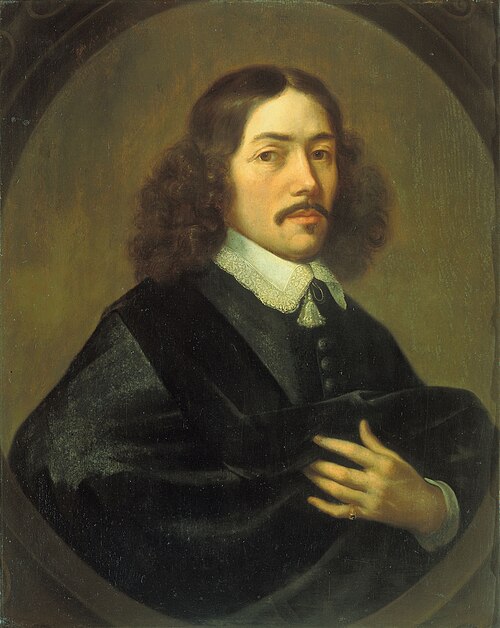 Portrait of a man, presumably Bartholomeus Vermuyden (1616/17-1650), 1650, Dirck Craey