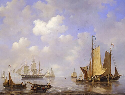 Een stil water, , Frans Jacobus van den Blijk