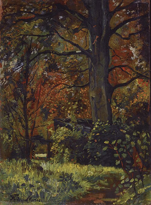A forest in autumn, , Frits Maris