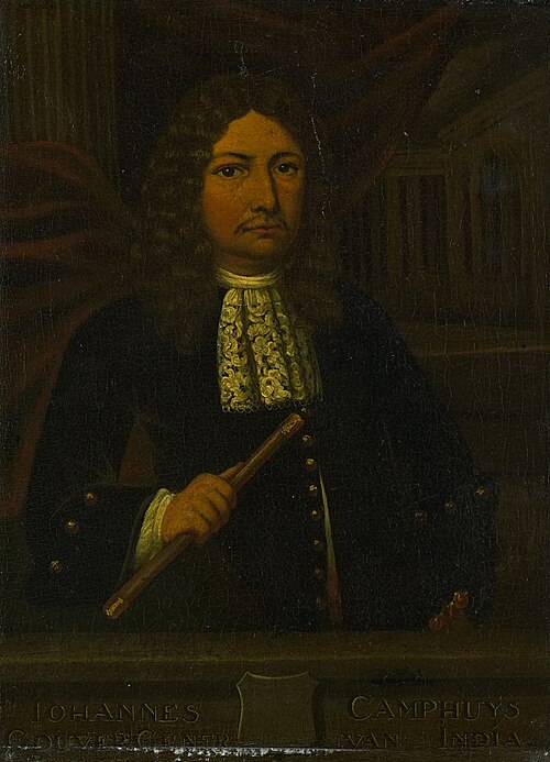 Portrait of Johannes Camphuys (1634-95), Gouverneur-generaal (1684-91), 1775, Gerrit van Goor