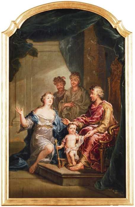 Mozes stapt op pharao´s kroon, , Gerard Sanders