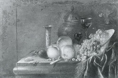 Still Life with Fruit, 1661, Gerrit van Vucht