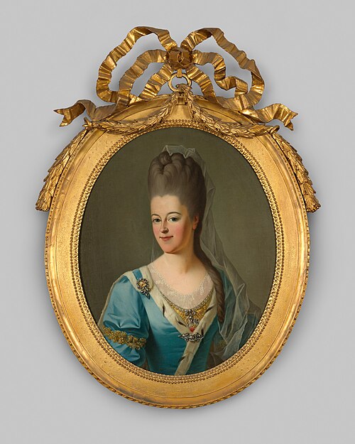 Portret van Wilhelmina van Pruisen, 1771, Guillaume de Spinny
