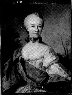 Portret van een vrouw, mogelijk Anna Petronella (1728-1757), Gravin van Heemskerck. Echtgenote van A, 1757, Guillaume de Spinny