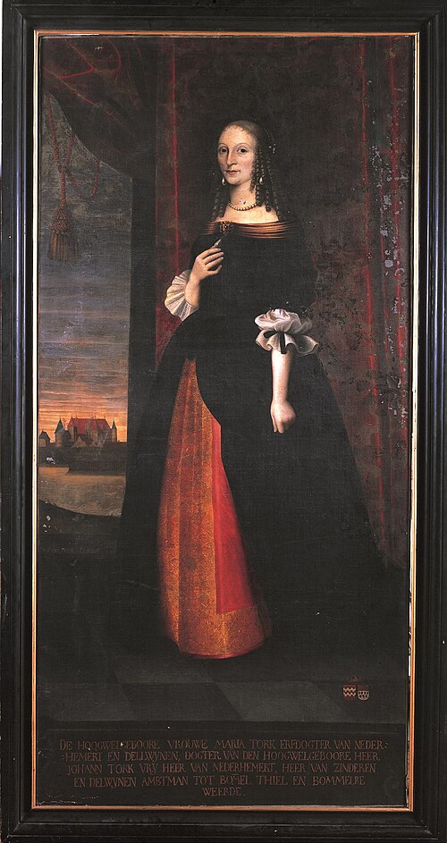 Portrait of Maria Torck, 1660, Harmen de Bye