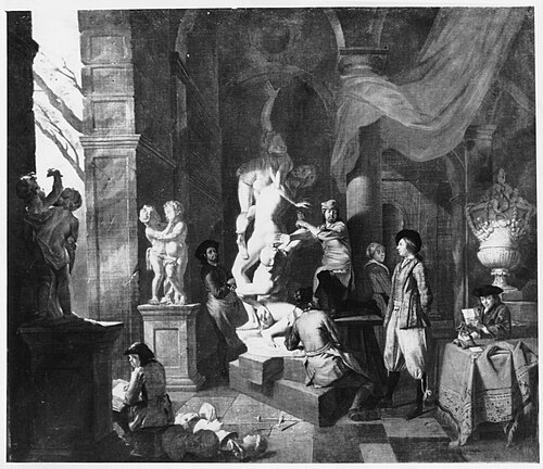 Studio of a Sculptor, 1700, Hendrick Govaerts