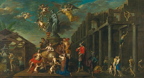 Allegory of the Arts, 1710, Hendrick Govaerts