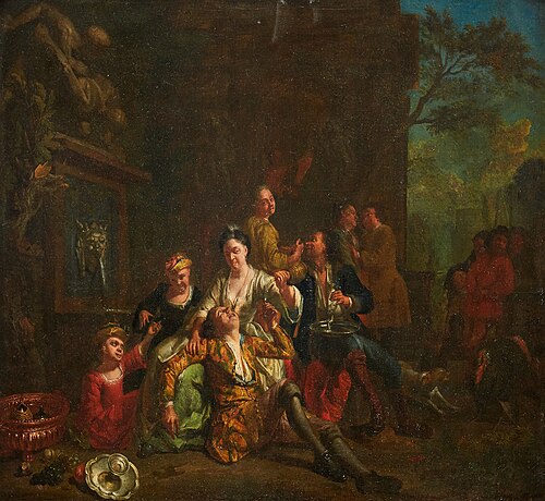 The Reconciliation of Jacob and Laban, 1750, Hendrick Govaerts
