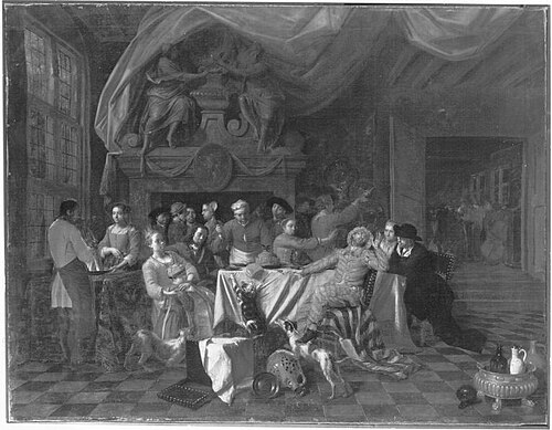 Karneval, 1714, Hendrick Govaerts