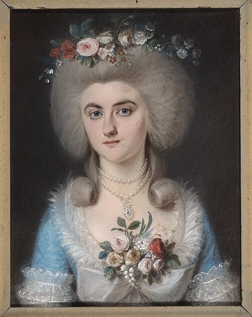 Portret van Constantia Catherina Jongbloet., 1784, Izaäk Schmidt