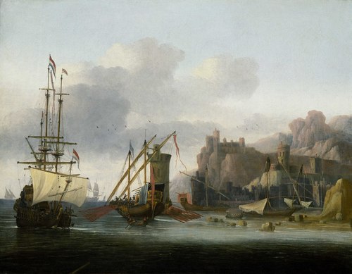 Shipping in the Bosphorus, 1650, Jacob van der Croos