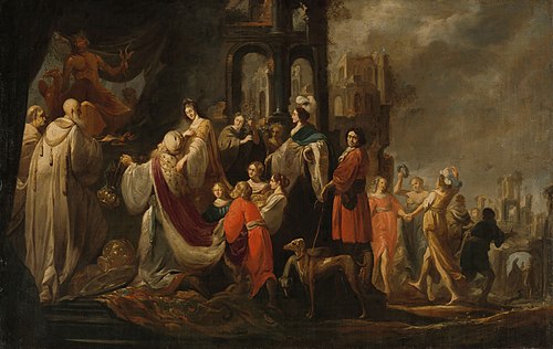 The idolatry of King Salomon, 1650, Jacob Hogers