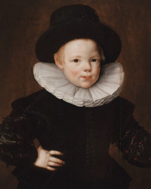 Portrait of Wouter Gaal (1600-1639), 1604, Jan Claesz.
