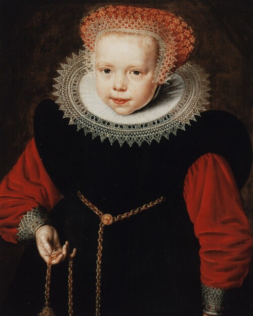 Portrait of Maria Gaal (1598-1645), 1604, Jan Claesz.
