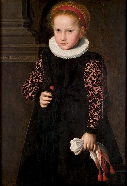 Meisje met de kers, 1594, Jan Claesz.