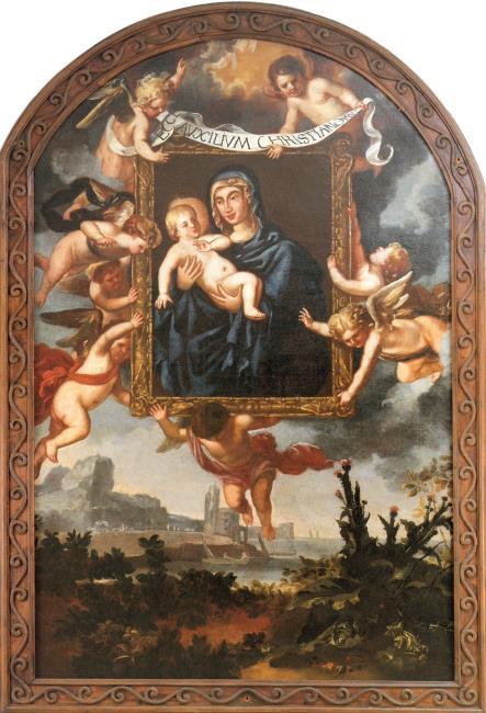 Adoration of the painting of the Virgin of Znjmo, 1678, Jan de Herdt