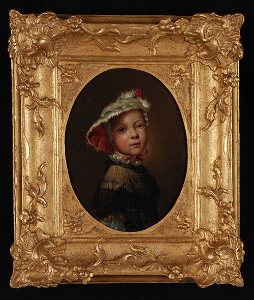 Portrait of de dochter van de schilder, 1755, Jan Stolker