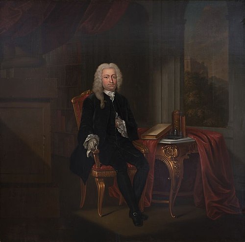 Portrait of Willem Schepers (1684-1750), 1756, Jan Stolker