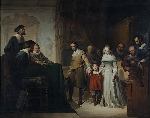 'De echtscheiding', naar gedicht van Hendrik Tollens, 1846, Jan Hendrik van de Laar
