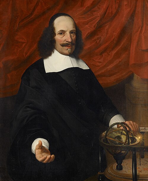 Portrait of Joan Blaeu (1596-1673), 1663, Jan van Rossum